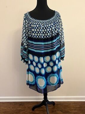 5 Twelve Blue & Teal Patterned Dreas